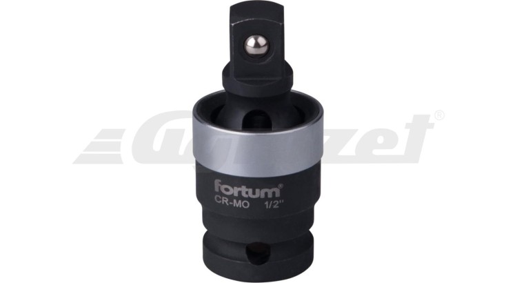 FORTUM 4790010 Nástavec rázový kloubový, z vnitřního 1/2" na vnější 1/2" čtyřhr.