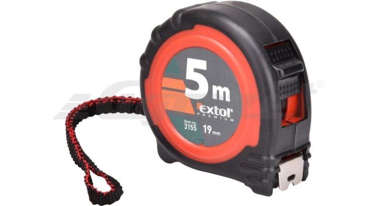 Extol Premium 3155 metr svinovací, 5m, š. pásku 19mm