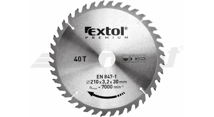 Extol Premium 8803203 Kotouč pilový s SK plátky, O 115x2,2x22,2mm, 40T