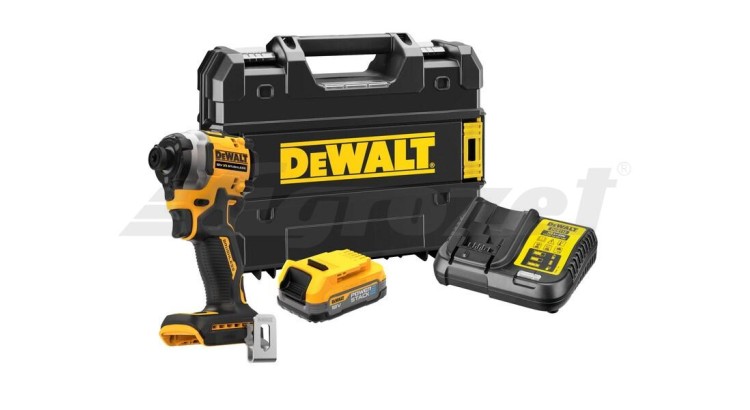 DEWALT DCF850E1T-QW Utahovák rázový 18V 1x 1,7 Ah Li-Ion POWERSTACK