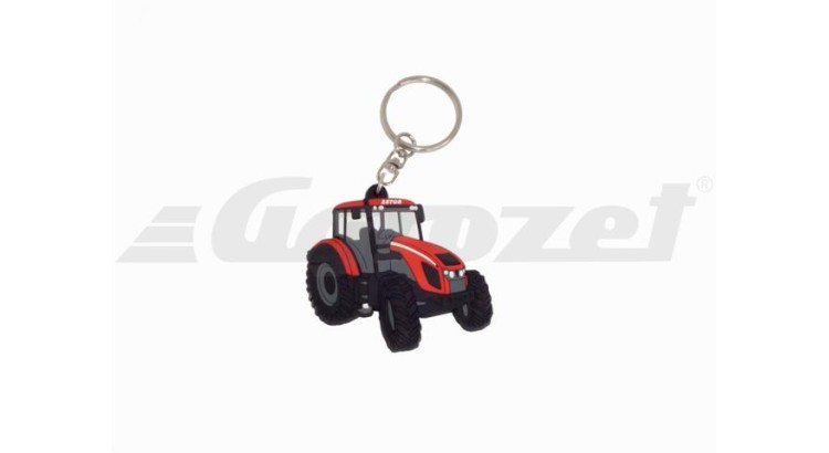 Gumový přívěsek na klíče traktor Zetor