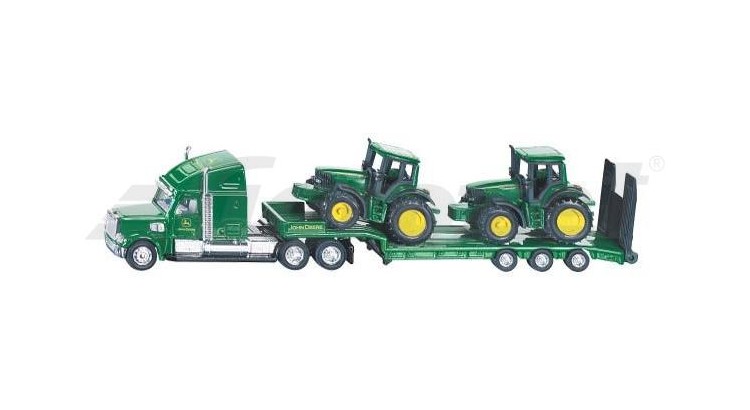 Siku Nakladač hloubkový s traktory John Deere 1:87