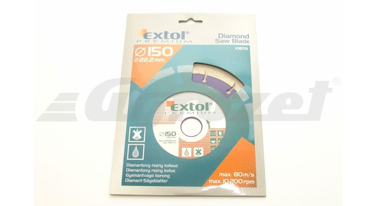 Extol 108713 Kotouč diamant 150 mm segment.