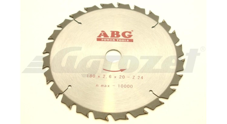 ABG N60294 kotouč pilový 180x2,6x20x24z sšsv