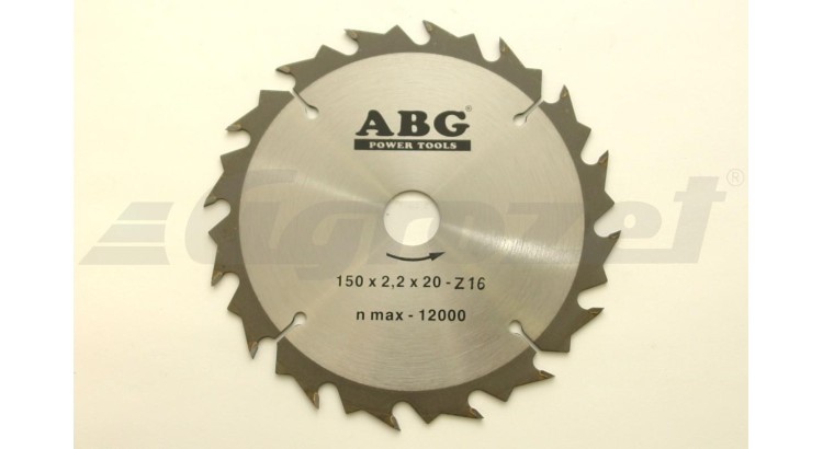 ABG N60253 Kotouč pilový 150x2,2x20-16z sšsv