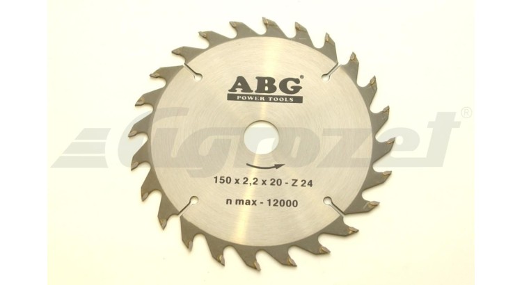 ABG N60209 kotouč pilový 150x2,2x20-24z sš