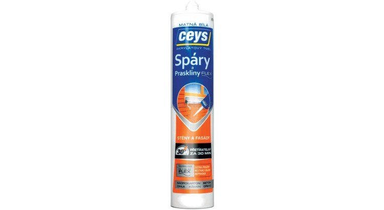 CEYS 42505608 Tmel akrylátový Spáry a praskliny ve zdi 280 ml