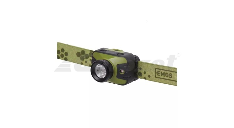 EMOS čelovka P3539 CREE LED, 330 lm, 200 m, 3× AAA