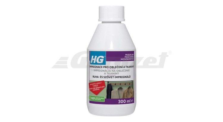 HG Impregnace pro bavlněné, lněné, vlněné a smíšené tkaniny 300ml