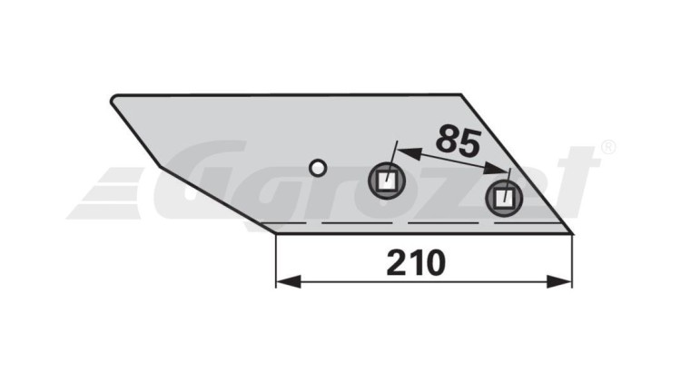 Lemken 3364051 Dláto levé 12 mm