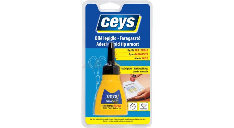 CEYS 42501602 Lepidlo bílé rychlé pro ruční práce 125g