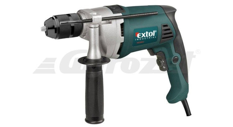 Extol Industrial 8790031 Vrtačka s příklepem, Click-lock, 850W