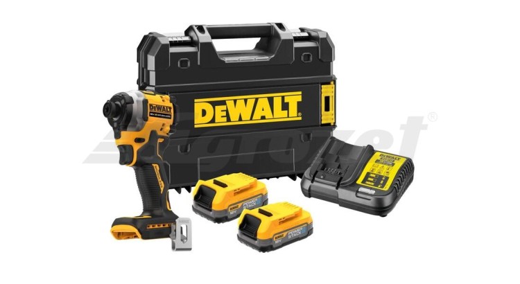 DEWALT DCF850E2T Utahovák rázový 18V 2x 1,7 Ah Li-Ion POWERSTACK