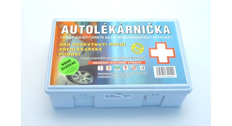 Autolékárna krabička dle vyhlášky 283/2009