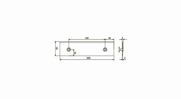 Stěrka 205x55mm  MEX I.