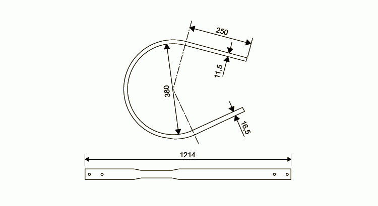 Kryt sběrače Jumbo L=1214 (nový 8řadý sběrač)