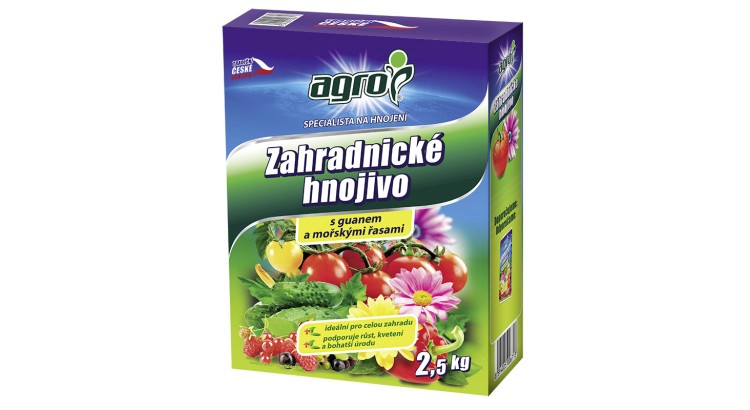 AGRO Zahradnické hnojivo 2,5 kg