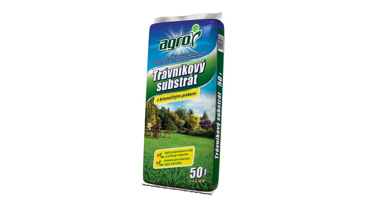 AGRO 00750A Substrát trávníkový 50l