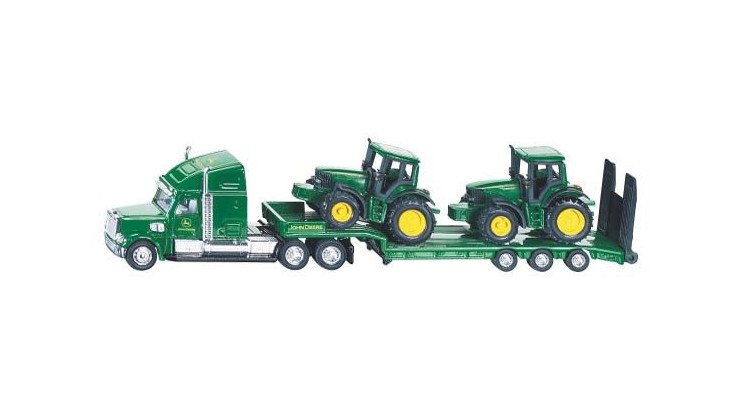 Siku Nakladač hloubkový s traktory John Deere 1:87