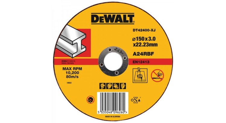 DEWALT DT42400 Kotouč řezný 150x22,2 3,0 mm na kov