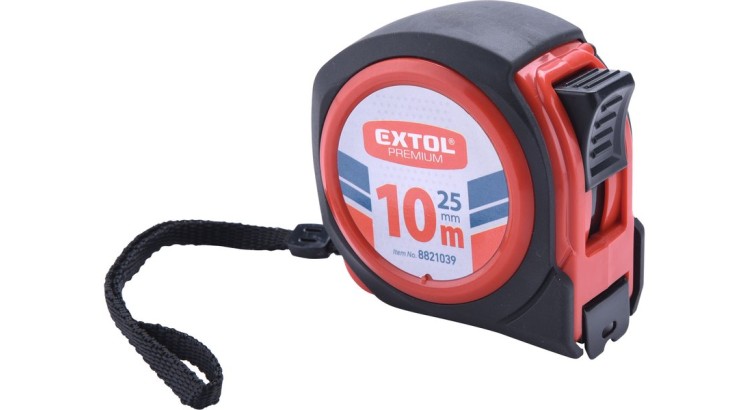 Extol 8821039 Metr svinovací COMPACT, 10m, š. pásku 25mm