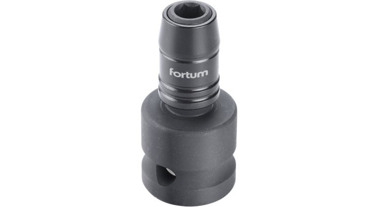 FORTUM 4790002 Adaptér rázový 1/2" čtyřhran na hroty 1/4"