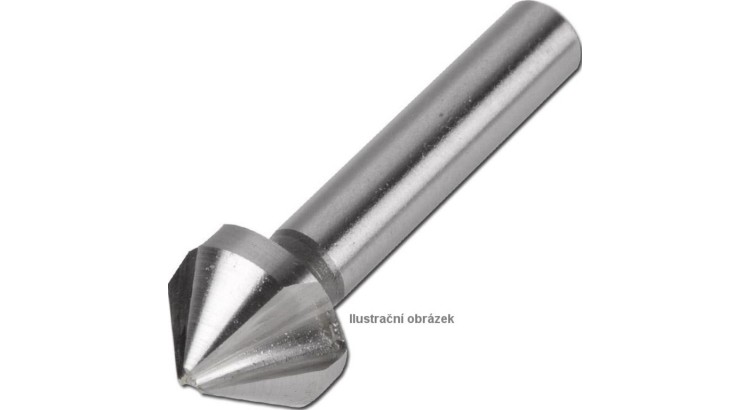 BUČOVICE TOOLS 741063 Záhlubník kuželový tříbřitý HSS D6,3 90°