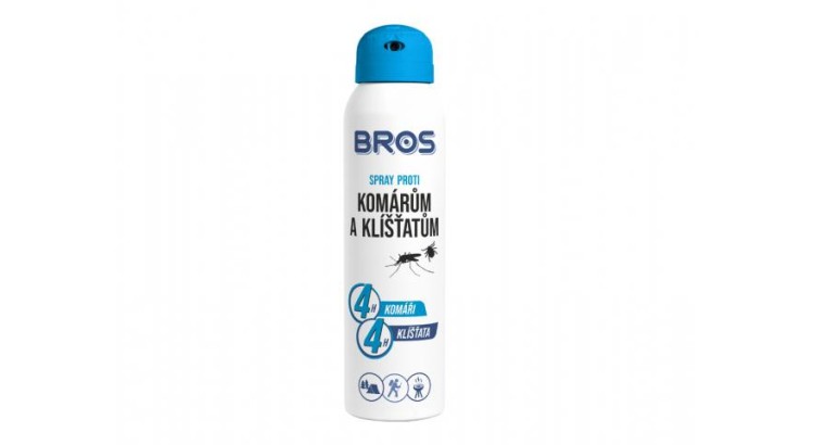 BROS Spray proti komárům a klíšťatům 90ml