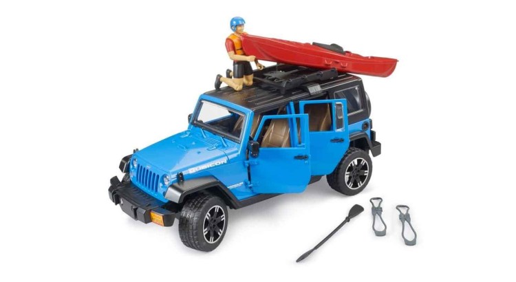 Jeep Wrangler Rubicon s kajakem Bruder 02529