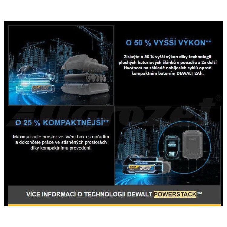 DeWalt DCBP034-XJ Akumulátor 18V/1,7Ah Power Stack
