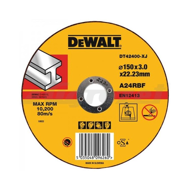 DEWALT DT42400 Kotouč řezný 150x22,2 3,0 mm na kov