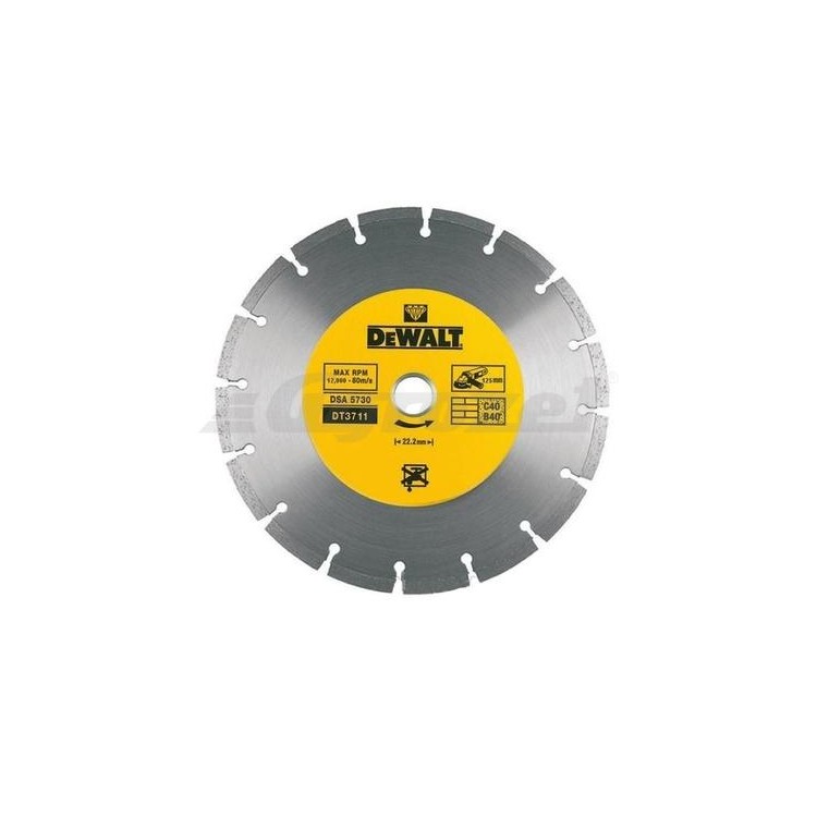 DEWALT DT3711 Diamantový kotouč 125x22,2mm