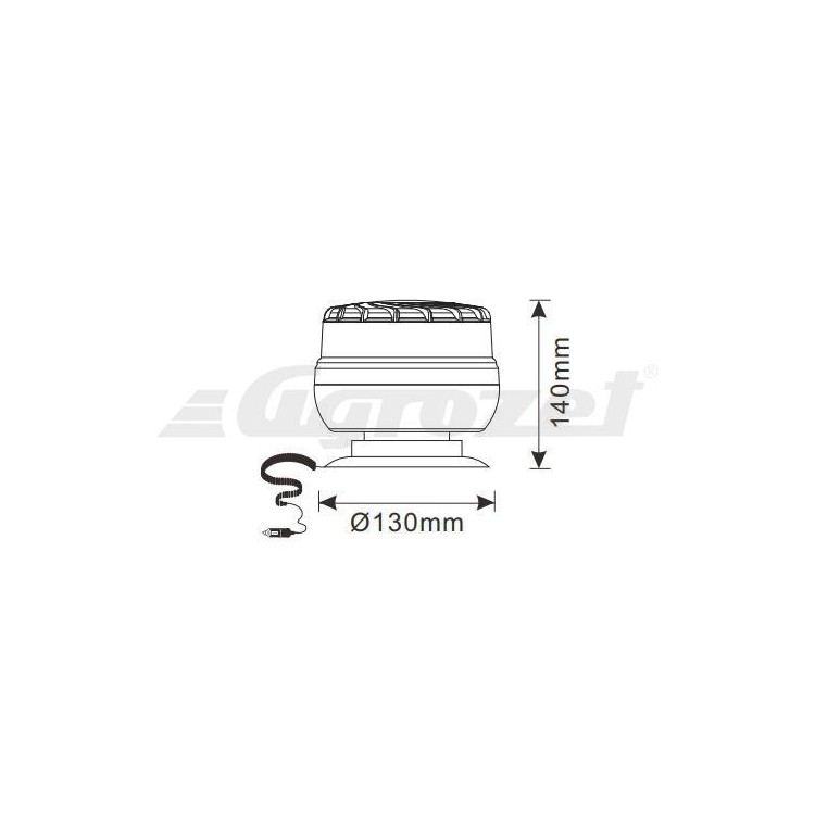 Maják magnetický LED 9-33V 726206