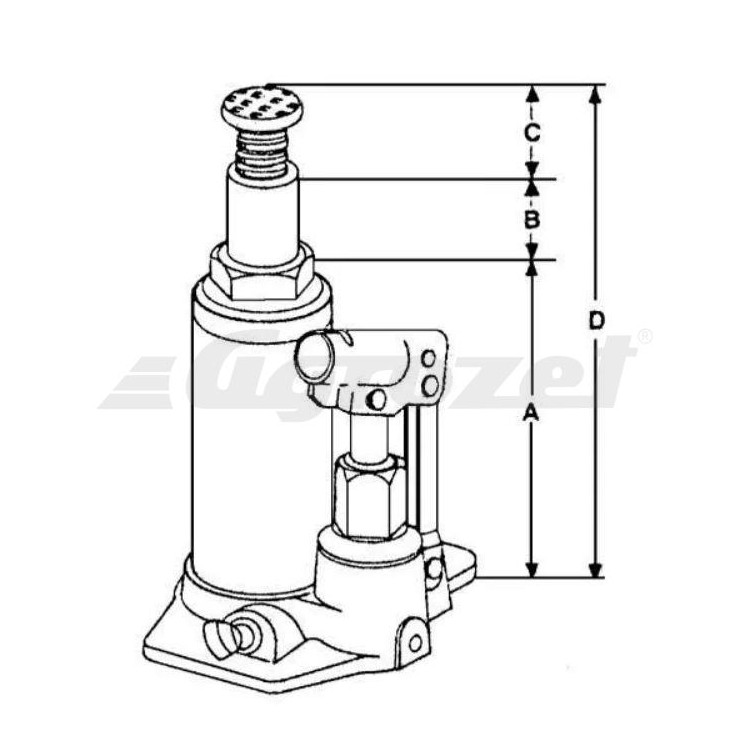 Zvedák hydraulický 15 t