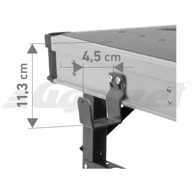 FORTUM 4759990 Stůl pracovní skládací, 850x600mm