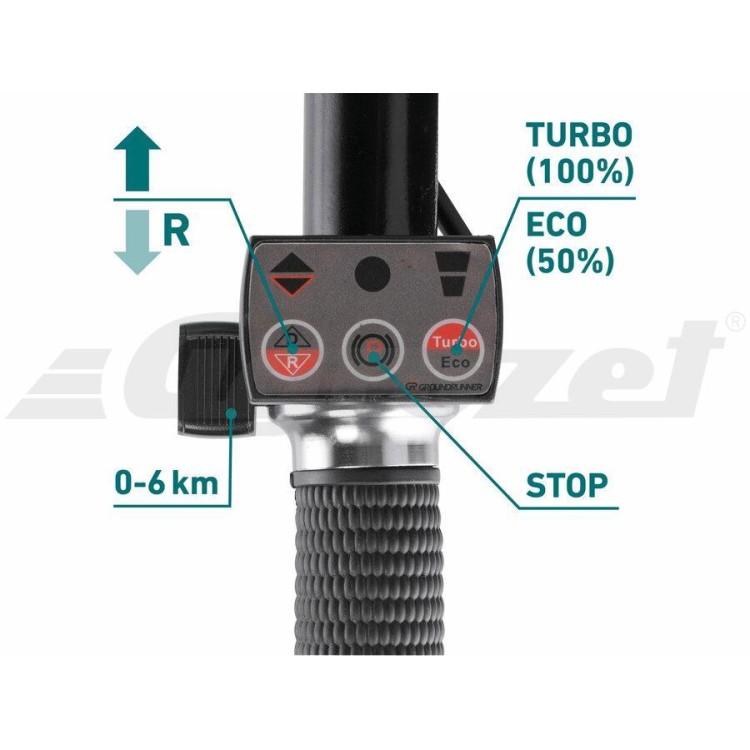 Extol 8791590 Kolečko dvoukolák s převodovkou aku, 260kg, 100l, 40V Li-ion