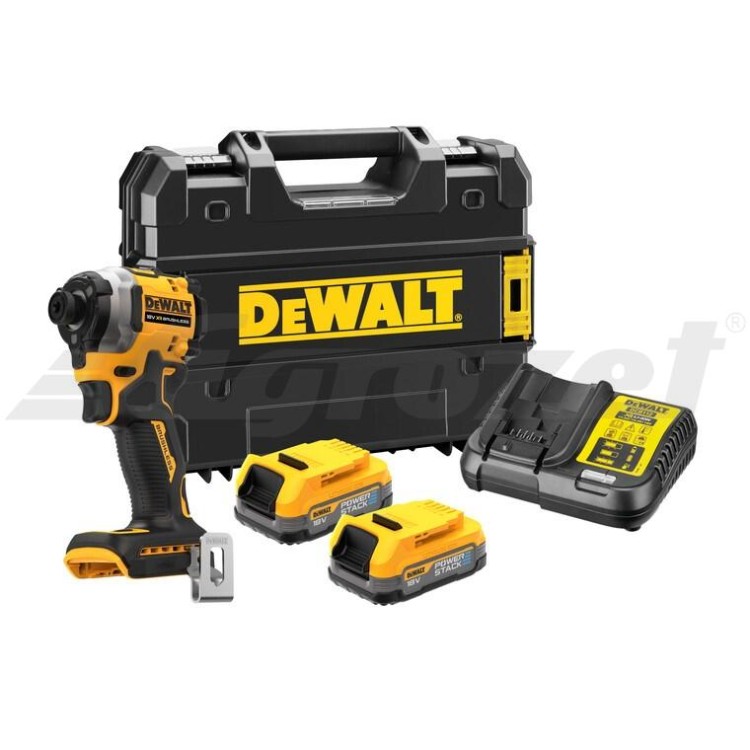 DeWalt DCF850E2T-QW Utahovák rázový 18V 2x 1,7 Ah Li-Ion POWERSTACK