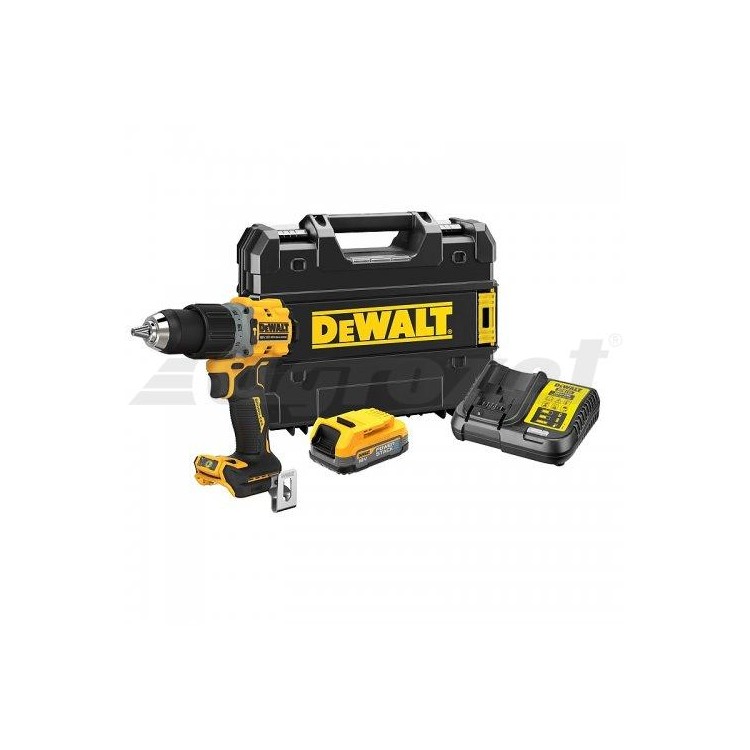 DeWALT DCD805E1T-QW Aku vrtačka bezuhlíková 18 V 1x 1,7 Ah akumulátor