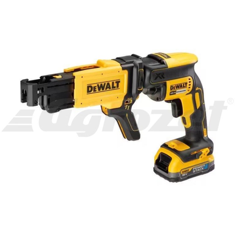 DeWALT DCF620E1K-XJ sádrokartonářský šroubovák s podavačem vrutů, 1x aku , kufr