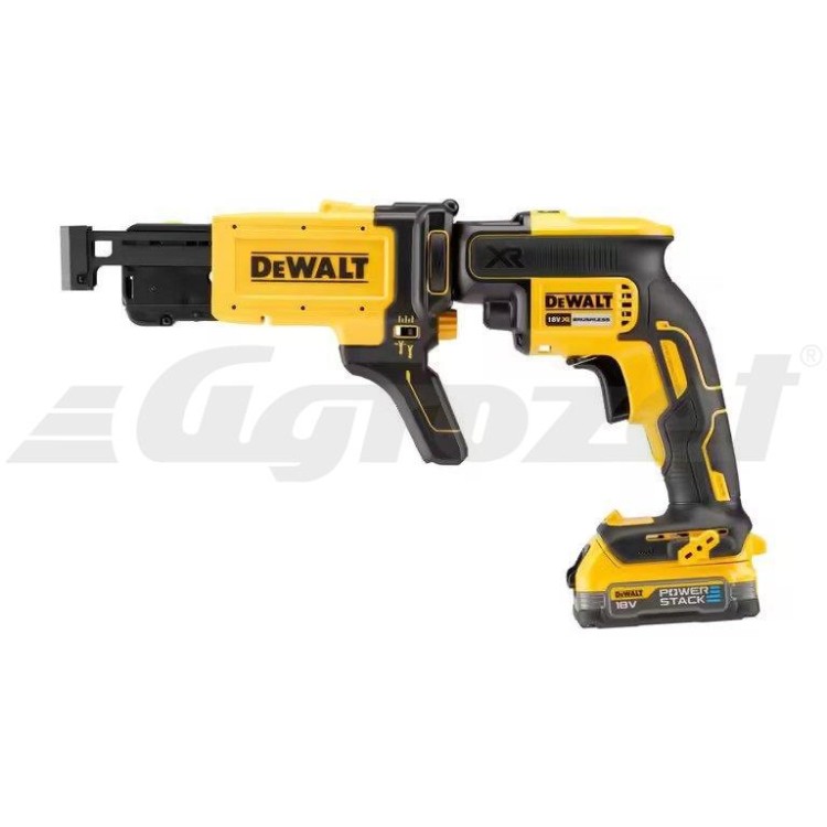 DeWALT DCF620E1K-XJ sádrokartonářský šroubovák s podavačem vrutů, 1x aku , kufr