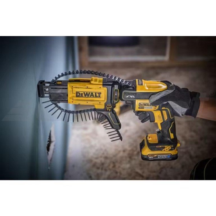 DeWALT DCF620E1K-XJ sádrokartonářský šroubovák s podavačem vrutů, 1x aku , kufr