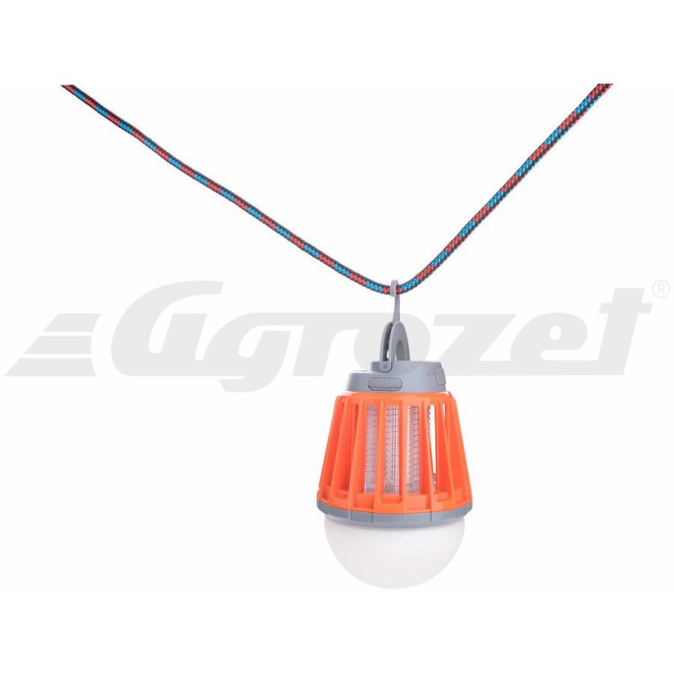 Extol 43131 Lucerna turistická s lapačem komárů, 180lm, USB nabíjení, 3x 1W LED