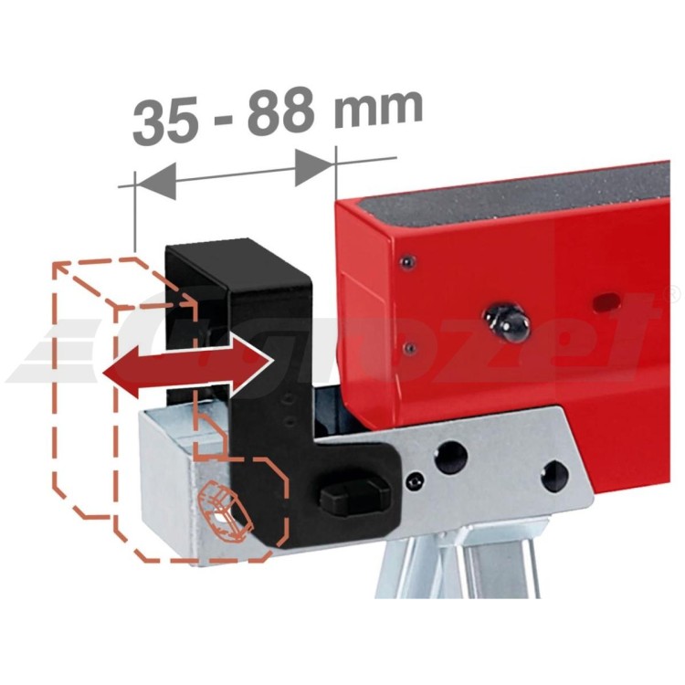 Fortum 4759999 Koza stavební skládací 1kus, nosnost 590kg, výška 61,5-82cm