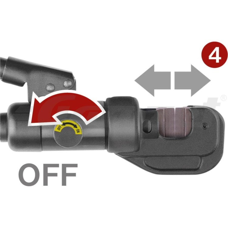 Fortum 4900172 Kleště štípací hydraulické pákové, rozsah střihu 4-16mm, 430mm