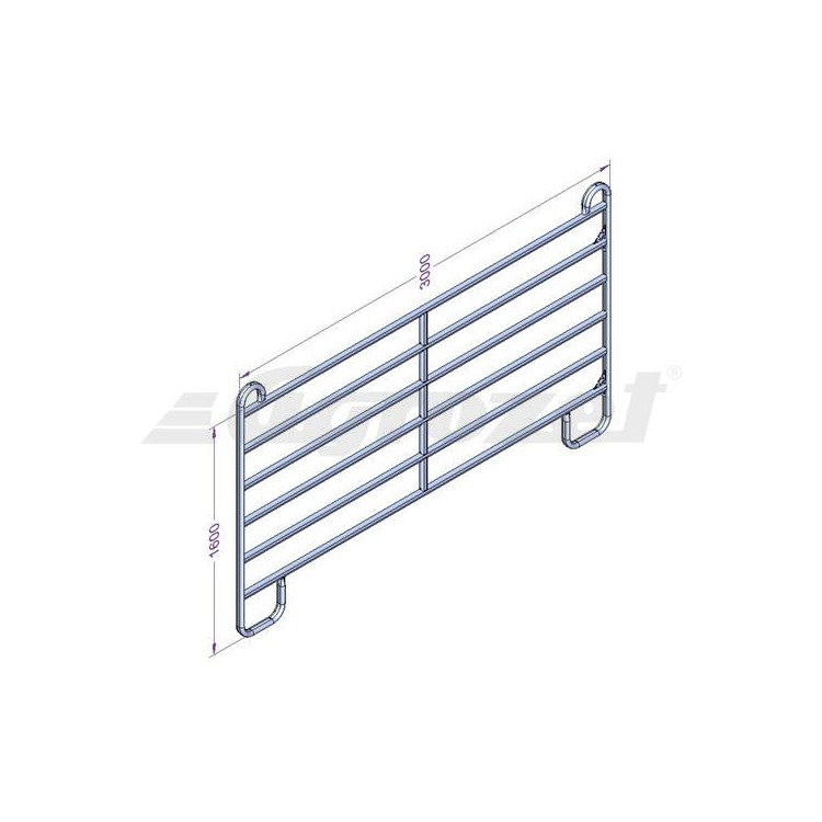 Panel Texas 3 m  rozměr 1600x3000 mm