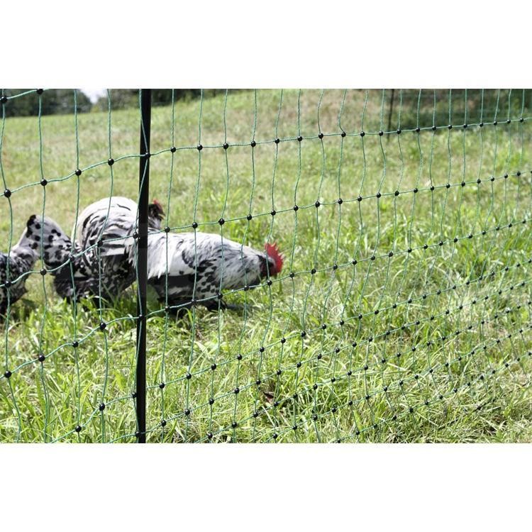 Síť pro drůbež PoultryNet, zelená, vodivá, výška 106 cm, délka 25 m, dvojitá špi