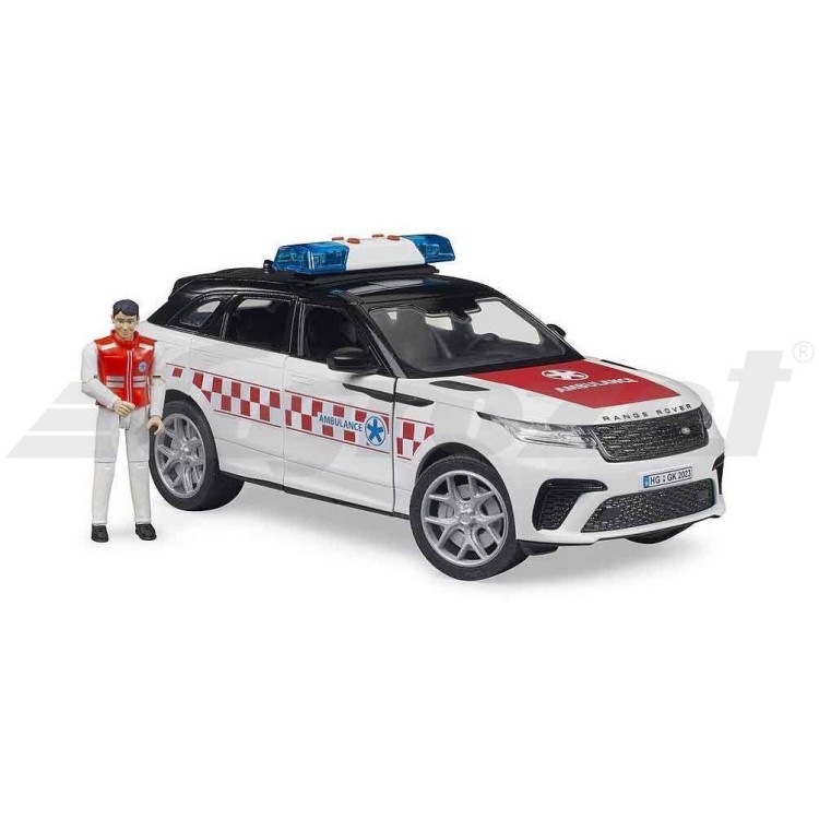 Bruder 02885 Range Rover Pohotovost ambulance s řidičem