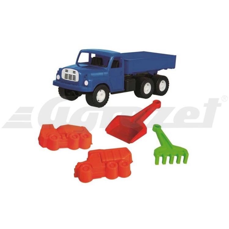 Dino Toys 645394 Auto na písek Tatra 148 modrá set 5 ks