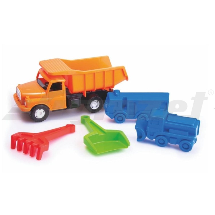 Dino Toys 645370 Auto na písek Tatra 148 oranžová set 5 ks