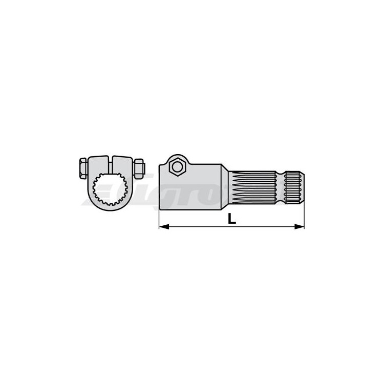 Redukce 1 3/8" Z=21 - 1 3/8" Z=21